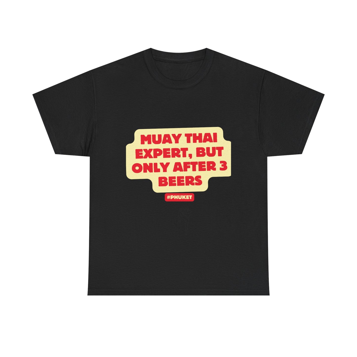 "uay Thai Expert After 3 Beers Funny Tee